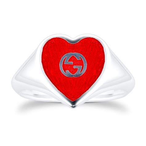 gucci heart rings|gucci heart ring for sale.